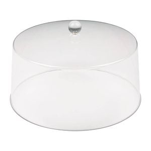 Olympia Display Cover Kristallon Polycarbonate Clear 308x190mm Catering Food Display Cake Dome