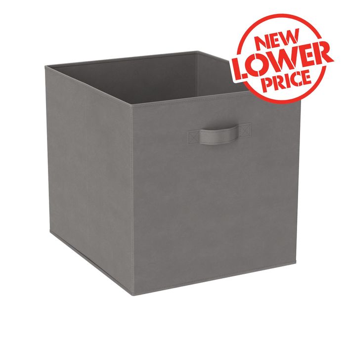 Flexi Storage Clever Cube Pewter Fabric Insert