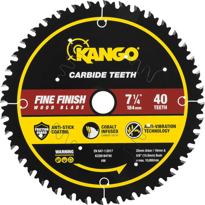 Kango 184mm 40T Wood Circular Saw Blade