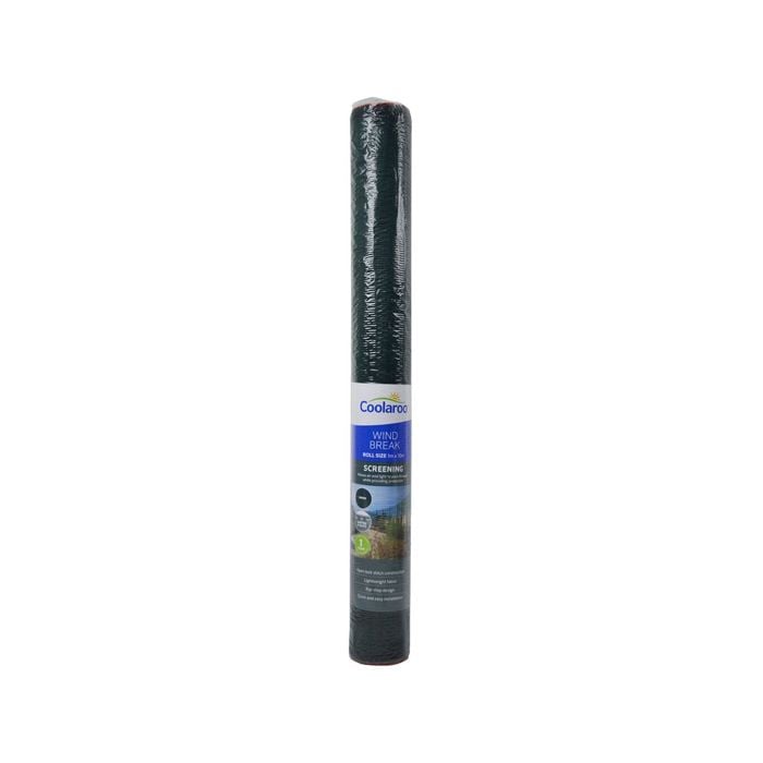 Coolaroo 1 x 10m Green Pre-packed Windbreak Screening