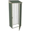 Build-a-Shed 0.4 x 0.8m Single Hinged Door Garden Locker - Green