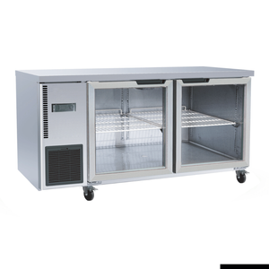 Thermaster Glass Door Workbench Fridge  - Under Bench Fridges (tl1500tng)