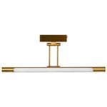 Brilliant 50cm Brass Tri Colour LED Adjustable Carlo Picture And Vanity Light