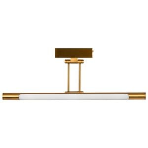 Brilliant 50cm Brass Tri Colour LED Adjustable Carlo Picture And Vanity Light
