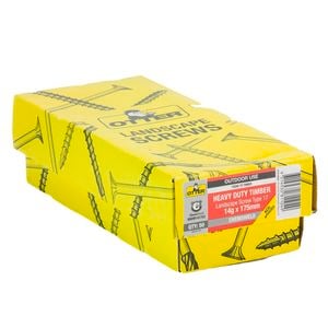 Otter 14G x 175mm ChemSheild Landscape Screws - 50 Box