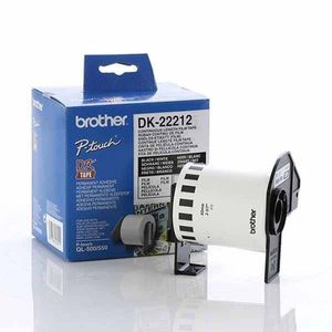 Brother Continuous Thermal Film Roll - White, Reliable For Long-form Label Printing