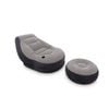 Intex Ultra Lounge 1.30m x 99 x76cm Inflatable Air Sofa/Couch w/ Ottoman Grey