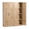 Artiss 2x Buffet Cabinet Sideboard Pantry Kitchen 180cm Pine