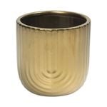 Moda 14.5cm Gold Rainbow Indoor Ceramic Planter