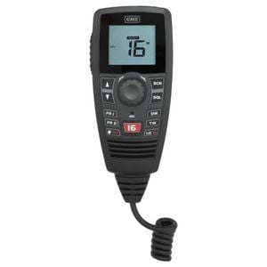 Gme Mc750b Wp Lcd Speaker Mic - Suits Gx750b - Black