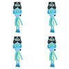 4PK Paws & Claws Under The Sea Plush Squeaky Toy Jelly Fish Dog Toy 45x16x6cm