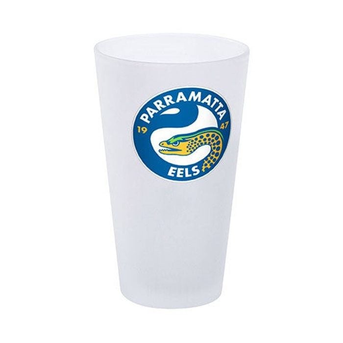 NRL Frosted Conical Glass - Parramatta Eels - 500ml - Single