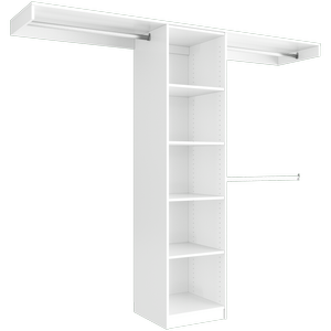 Lugna 1800mm White Opening Built in Package 1