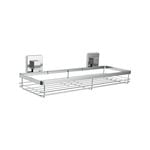 Fusion-Loc 26kg Stainless Steel Suction Bathroom Shelf - Stainless Steel