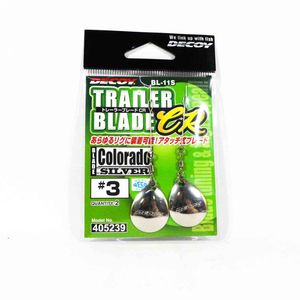 Decoy BL11S Silver Colorado Shape Fishing Lure Trailer Blade 3