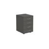 Olg Ekosystem Mobile Pedestal 4 Drawer Charcoal W400mm X D460mm X H600mm