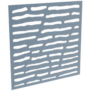 ProtectorAl 300 - 1200 x 300 - 1200mm Deep Ocean Slate Unframed Solid Aluminium Decorative Panel
