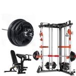 SmartFit C1 with Multi Functional Bench and 100kgs Weights Package