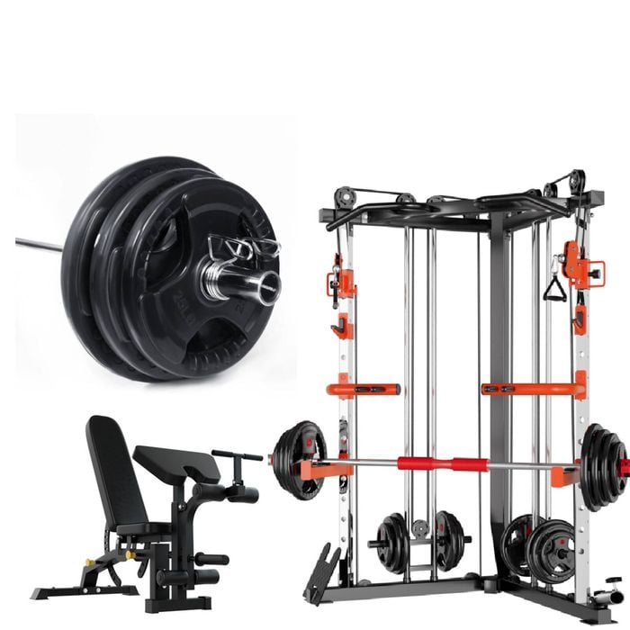 SmartFit C1 with Multi Functional Bench and 100kgs Weights Package