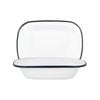 Argon Tableware White Enamel Pie Dishes - 20cm - Pack of 2