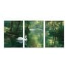 3pcs Swan Lake Forest Reflections Print 100% Australian Made 3 x 40x60cm (Metal Print)