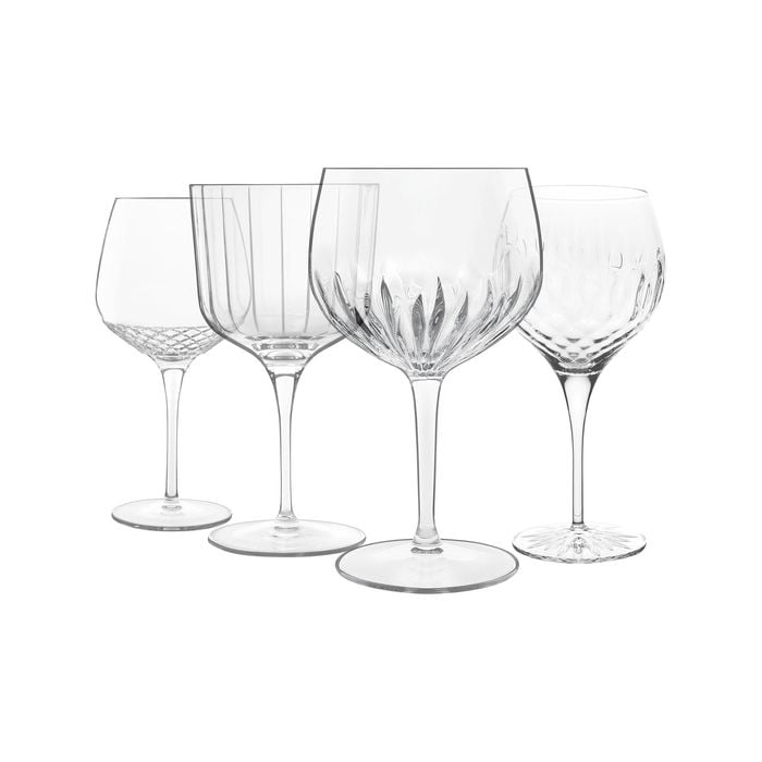 Luigi Bormioli Gin Collection Mixed Glass Set of 4