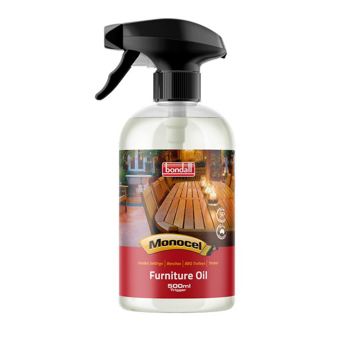Bondall 500ml Monocel Furniture Oil Trigger Pack