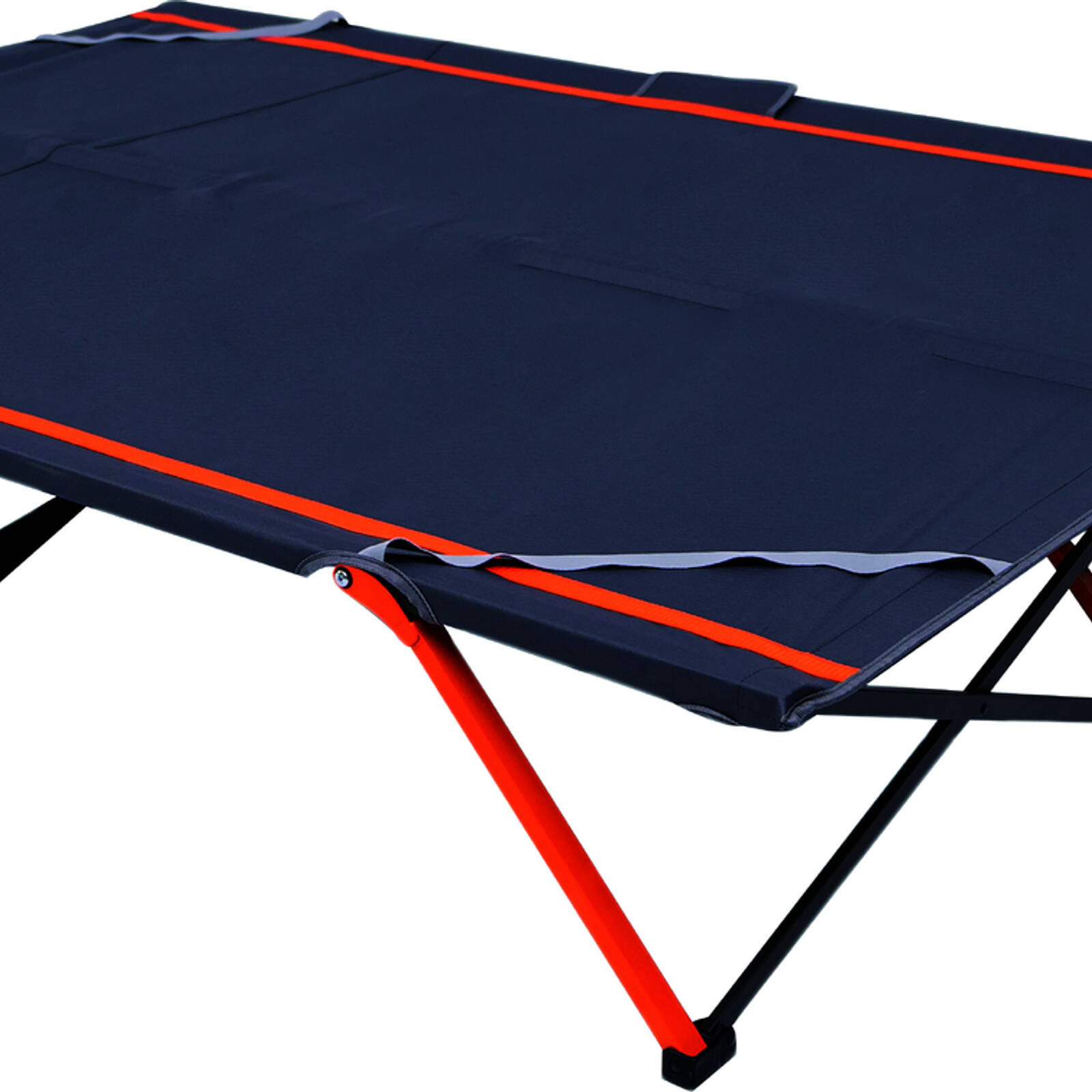 Wildtrak Easy Up 200x144cm Stretcher Queen Bed w Carry Bag Grey Bunnings Australia