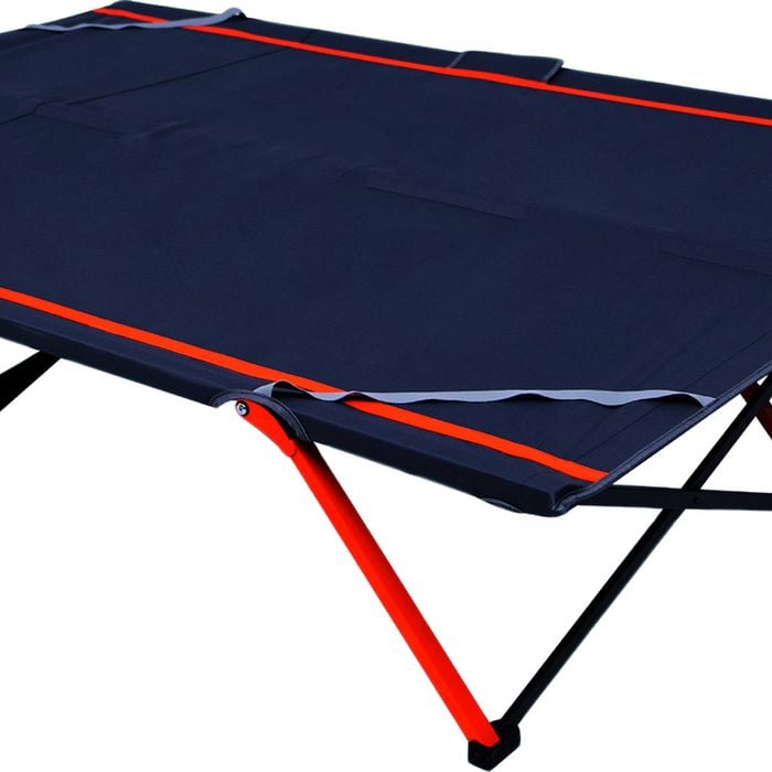 Wildtrak Easy Up 200x144cm Stretcher Queen Bed w/ Carry Bag - Grey