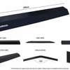 1x OZ121 Aluminium Wind Deflector 120cm