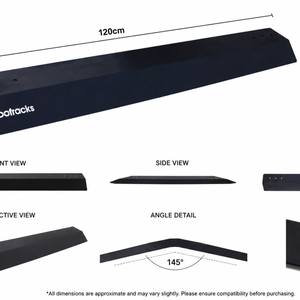 1x OZ121 Aluminium Wind Deflector 120cm
