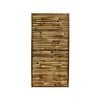Lattice Makers 1800 x 900mm Yellow Framed Bamboo Screen