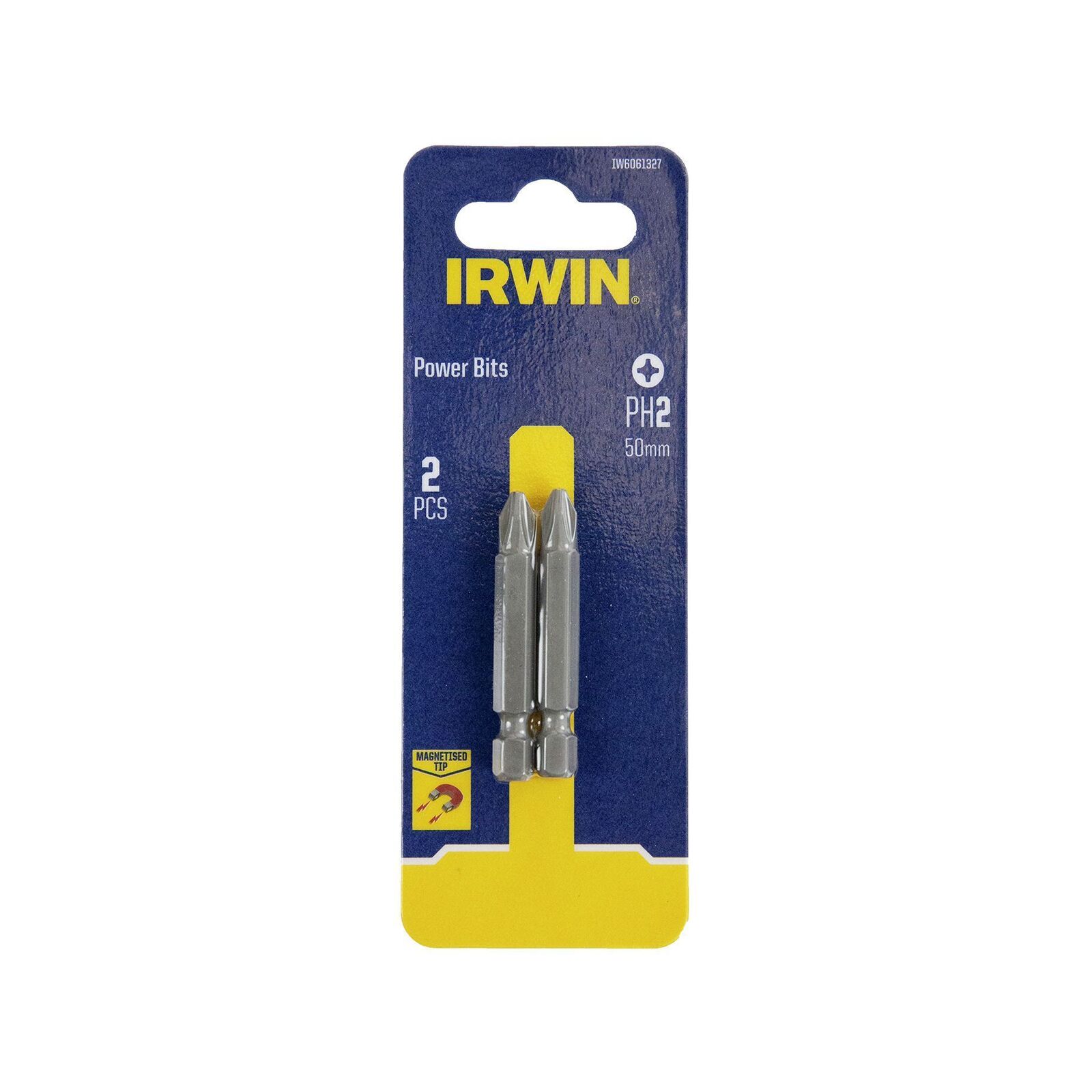 IRWIN 50mm PH2 Magnetic Power Bits 2 Pack Bunnings Australia