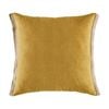 Kas Australia Belrose Cushion Linen Flange Mustard 50x50cm