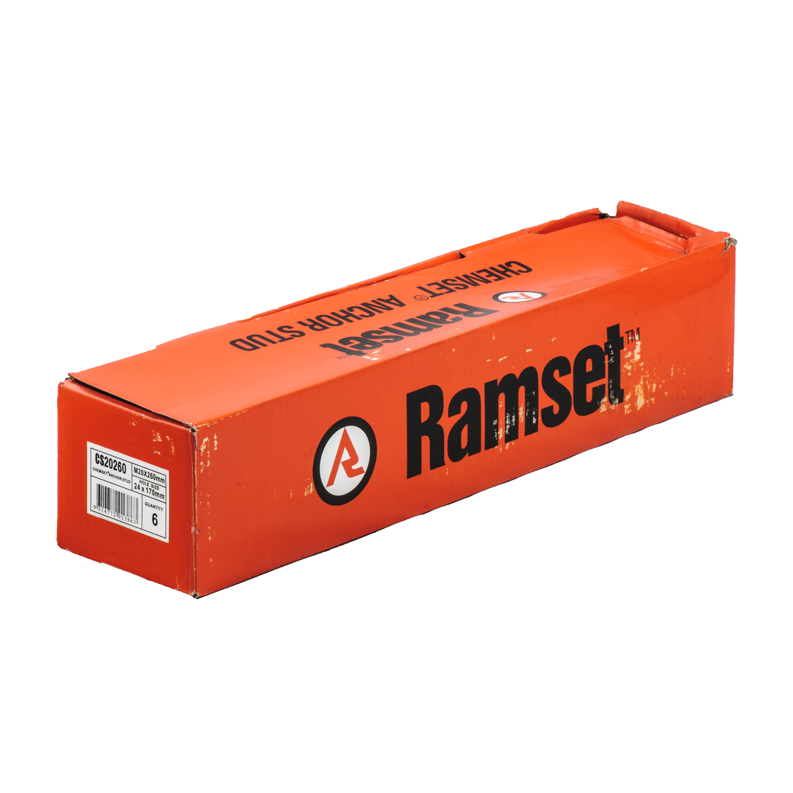 Ramset M20 X 260mm ChemSet Anchor Stud - 6 Pack - Bunnings Australia