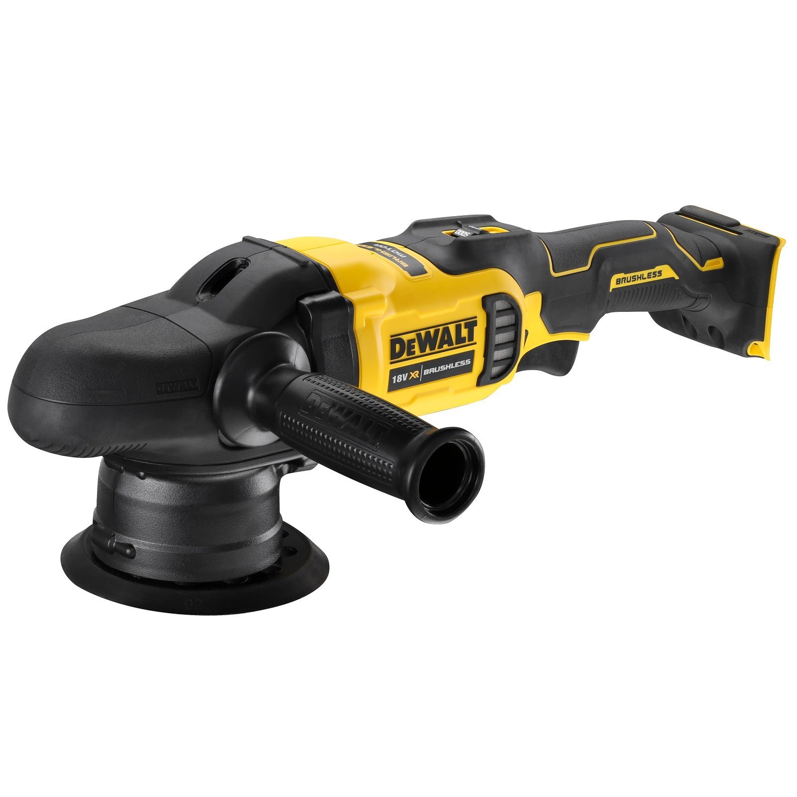 DeWALT 18V 125mm XR Li-Ion Brushless Dual Action Polisher - Skin Only