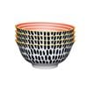 4PK Mikasa Does it All Glazed Bowl 15.7cm - Red Swirl