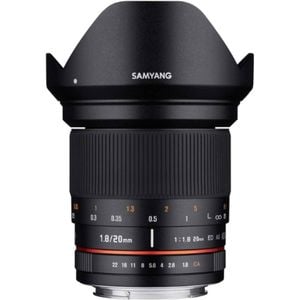 Samyang 20mm f/1.8 UMC II Lens - Fujifilm X Mount