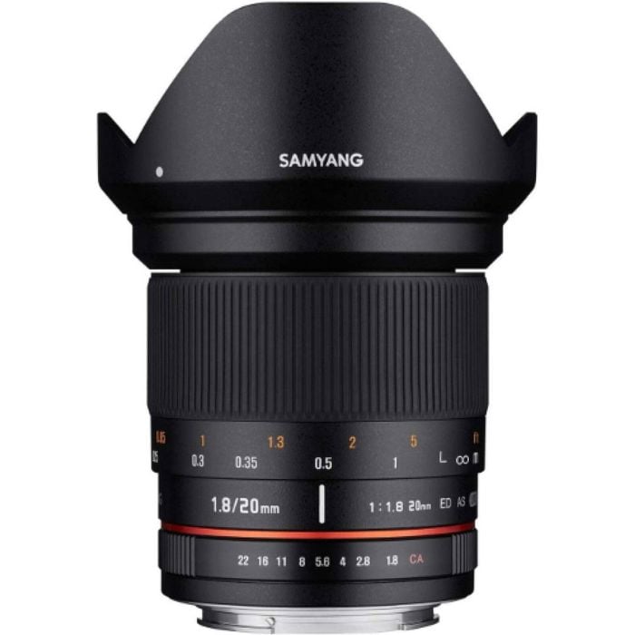 Samyang 20mm f/1.8 UMC II Lens - Fujifilm X Mount