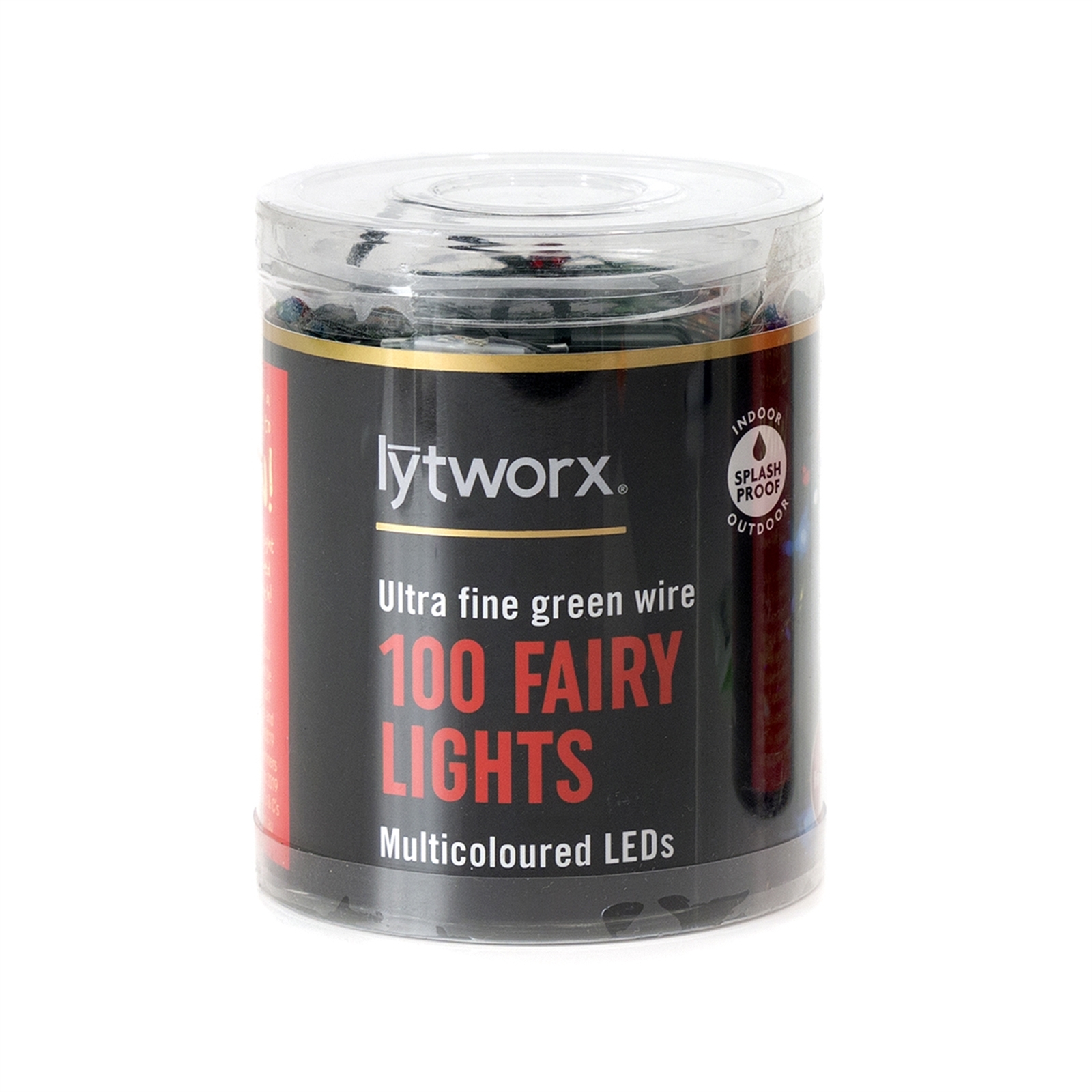 Lytworx Multicolour Battery Operated Ultra Fine Wire Fairy Lights - 100 Pack product image