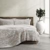 3pc Ardor Boudoir Faux Fur Sherpa Comforter Set Single/double Bed Bear