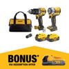 DeWALT 18V XR 5.0Ah Li-ion Brushless 2 Piece Combo Kit DCZ294P2-XE