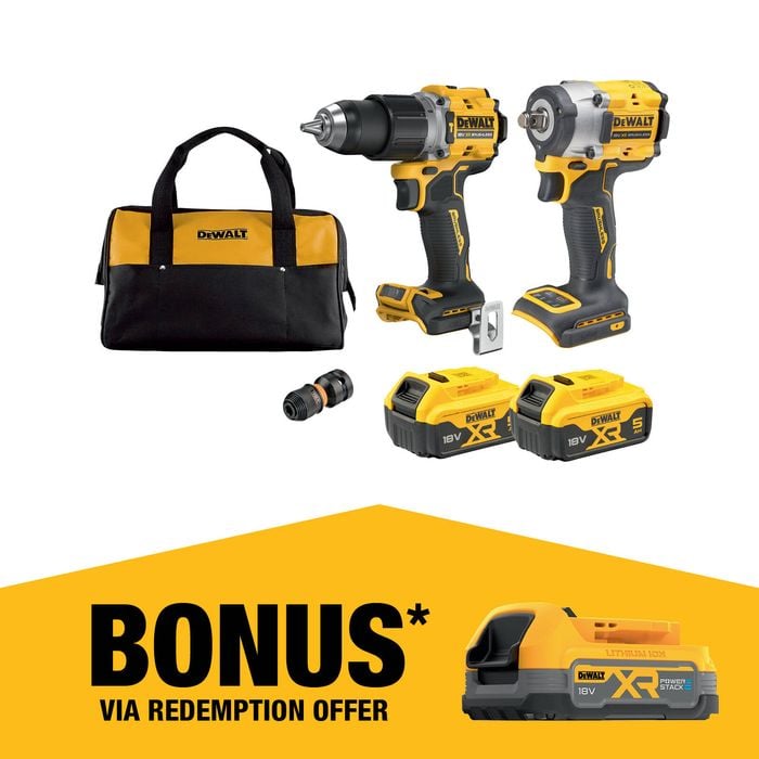 DeWALT 18V XR 5.0Ah Li-ion Brushless 2 Piece Combo Kit DCZ294P2-XE