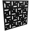 ProtectorAl 300 - 1200 x 300 - 1200mm Satin Black / Gloss Black Mosaic Unframed Composite Deco Panel