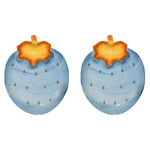 2PK LVD Ceramic Blueberry 29.5cm Plate Snack/Nuts Serving Dish