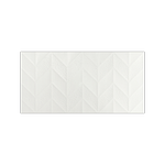 Johnson Tiles 300 x 600mm 1.44m² White Satin Classic Arrow Tiles - 8 Carton