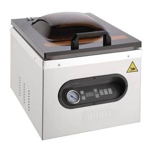 Apuro Chamber Vacuum Sealer 9ltr Commercial Kitchen Vac Pack Machine 366x425x359mm Stainless Steel Dk208-a