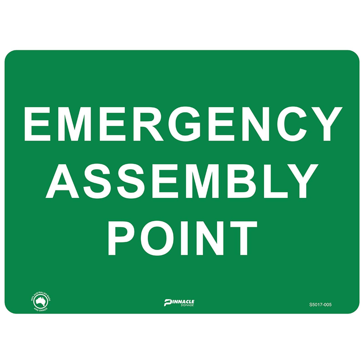 Pinnacle 400 x 300mm Metal Emergency Assembly Point Sign - Bunnings ...