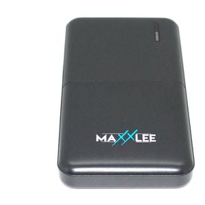Maxxlee 10000mAh Power Bank Dual USB Output Black