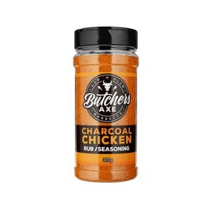 Butchers Axe 320g Charcoal Chicken Rubs